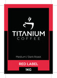 Titanium Coffee Red Label Coffee Beans 250g